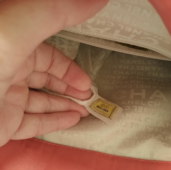 Rare Chanel coco mark lambskin chain shoulder bag - Picture 7 of 13